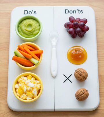 Essential do's and don'ts for introducing solid foods to your baby safely and nutritiously around 6 months.